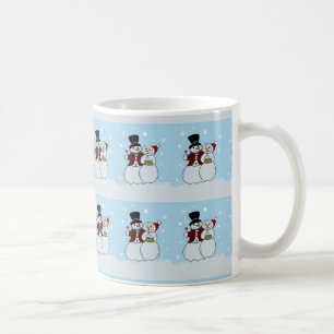 Caneca De Café Casal de neve