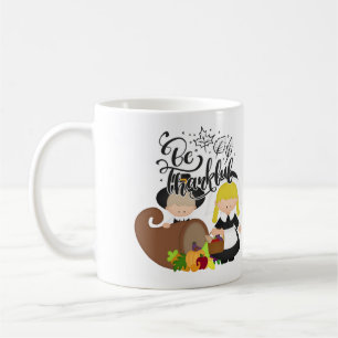 Caneca De Café Casal de Peregrinos - Seja Grato
