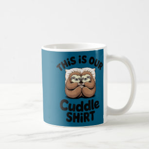 Caneca De Café Casal de Preguiças Fofo Este É Nosso Carinho