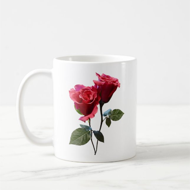 Caneca De Café Casal de Rosas (Esquerda)