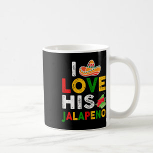 Caneca De Café Casal Mexicano Cinco de Mayo Mulher Eu Amo Sua Jal