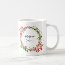 casal personalizado elegante/nome do solteiro flor