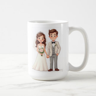 Caneca De Café Casamento com Mugs do Aniversário