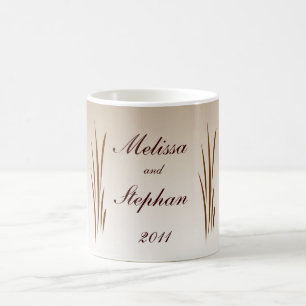Caneca De Café Casamento da colheita do outono