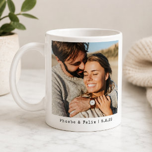 Caneca De Café Casamento de Fotografia do casal