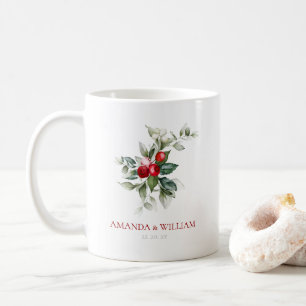 Caneca De Café Casamento de Natal Obrigado Mug