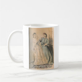 Caneca De Café Casamento de Peterson e Bridesmaid Mugs, 1864