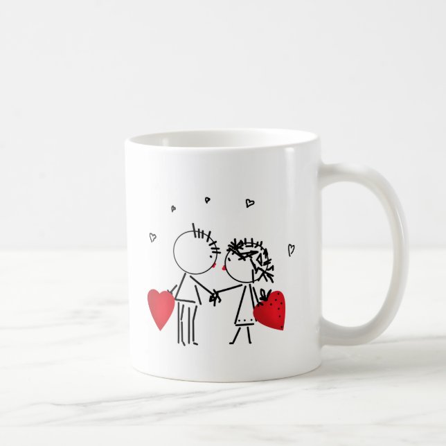 Caneca De Café Casamento, Dia de os namorados (Direita)