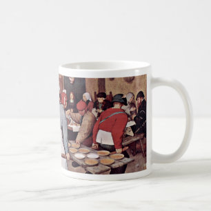Caneca De Café Casamento do camponês por Bruegel D. Ä. Pieter