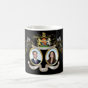 Caneca De Café Casamento do Will+Kate, cor de fundo do MEU!!