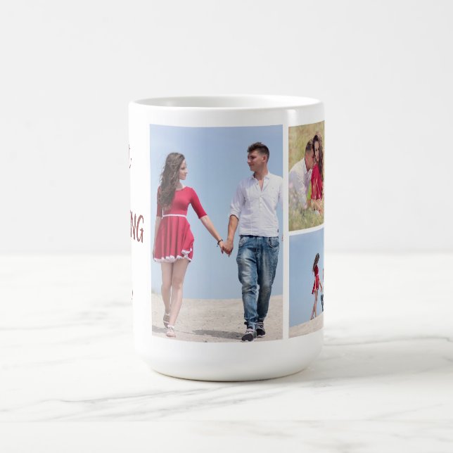 Caneca de Café Casamento dos Sonhos Personalizada (Centro)
