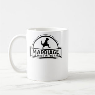 Caneca De Café Casamento É Uma Caminhada No Parque