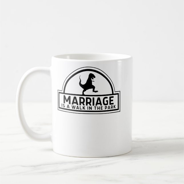 Caneca De Café Casamento É Uma Caminhada No Parque (Esquerda)