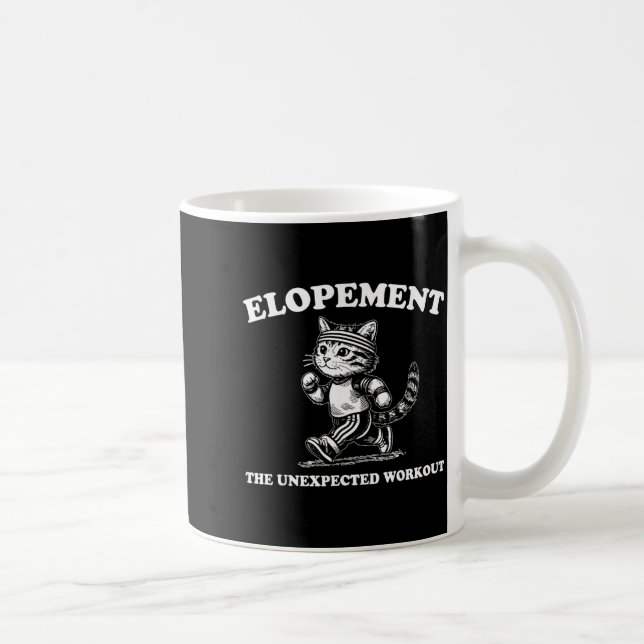 Caneca De Café Casamento Fuga O Treino Inesperado (Direita)