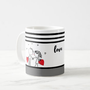 Caneca De Café Casamento, Meias Dias de os namorados
