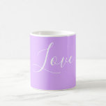 Caneca De Café Casamento Minimalista de Cor Sólida do Pastel Pers<br><div class="desc">Leve adorável primavera púrpura de cor. Simples e moderno estilo de chic moderno e minimalista,  estética pastel em cor sólida lavanda. Decoração da casa Mauve,  decoração estética mauve,  cozinha mauve,  cor mauve.</div>