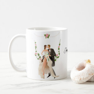 Caneca De Café Casamento Personalizado
