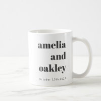 Casamento Personalizado De Retrô Branco Negro Mini