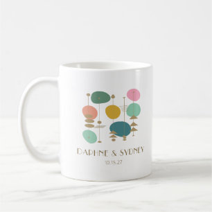 Caneca De Café Casamento Personalizado do Meio século de Idade At