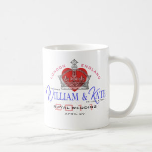 Caneca De Café Casamento real de William & de Kate