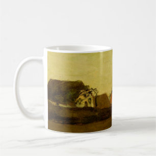 Caneca De Café Casas de fazenda em Loosduinen Haia por Vincent va