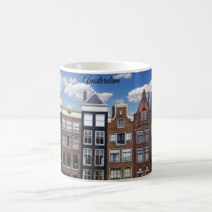 Caneca De Café Casas do canal de Amsterdão