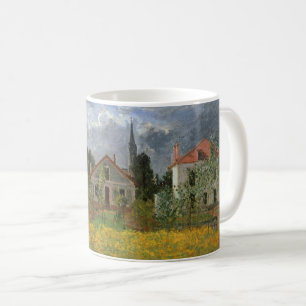 Caneca De Café Casas em Argenteuil por Claude Monet, Arte Antigo