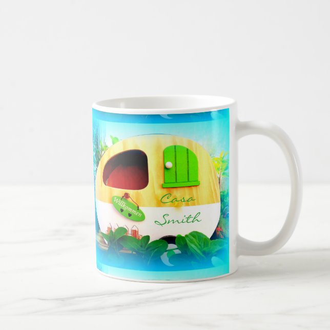 Caneca De Café casas minúsculas personalizadas (Direita)