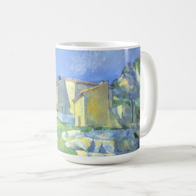 Caneca De Café Casas na Provença Paul Cezanne (Frente Esquerda)
