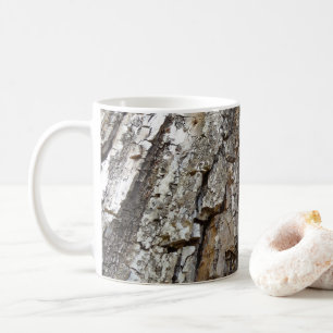 Caneca De Café Casca de Árvore IV Natureza Abstrata
