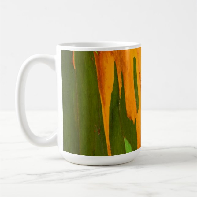 Caneca De Café Casca de Eucalipto Arco-íris, Havaí (Esquerda)