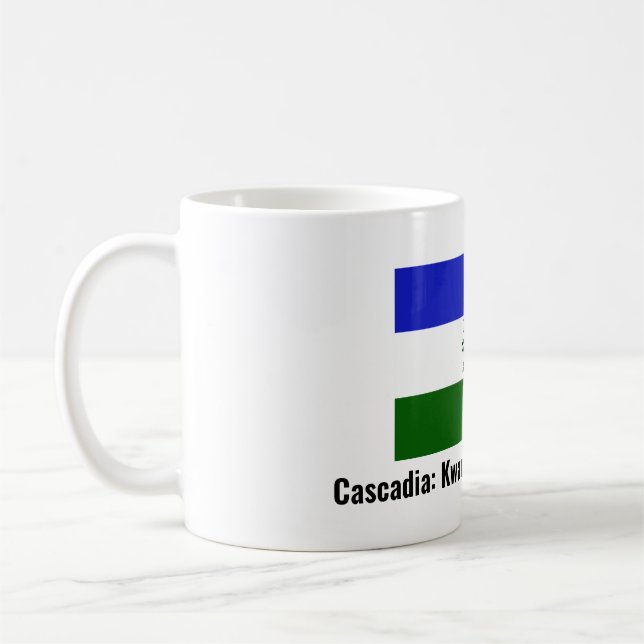 Caneca De Café Cascadia e Chinook Homeland mug (Esquerda)
