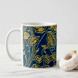 Caneca De Café Cascata de Flor de Rosa