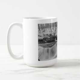 Caneca De Café Cascata de inverno nos Parques do Metro de Clevela