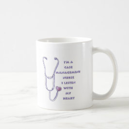 Caneca De Café Case Manager Nurse Heart