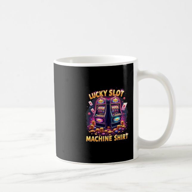 Caneca De Café Casino Las Vegas Gambling Lovers Lucky Slot Machin (Direita)