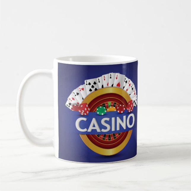 Caneca De Café Casino muito divertido (Esquerda)