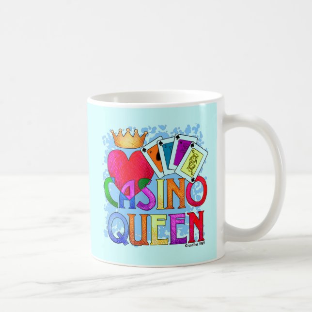 Caneca De Café Casino Queen (Direita)