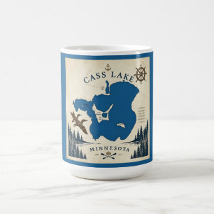 Caneca De Café Cass Lake, Minnesota Casa de Férias & Presentes