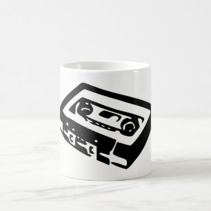 Caneca De Café Cassete de áudio
