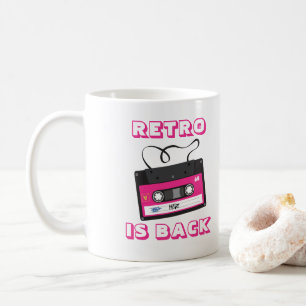 Caneca De Café Cassette Tape Retro anos 80 Groovy Music
