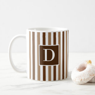 Caneca De Café Castanho e Solteiro Branco Moderno, Cugado, Inicia