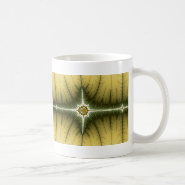 Caneca De Café Castanho - Mug Fractal (Direita)