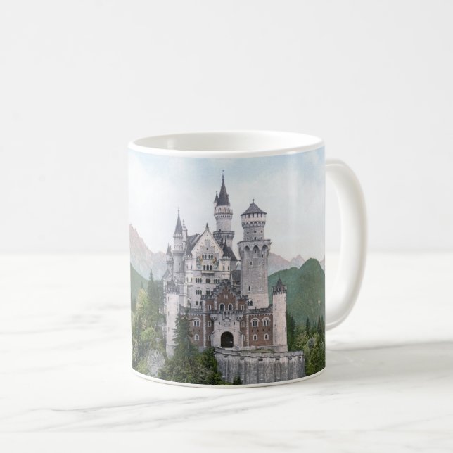 Caneca De Café Castelo alemão Fairytale (Frente Esquerda)