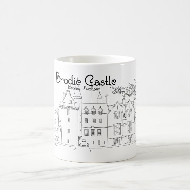 Caneca De Café Castelo Brodie, Moray, Escócia (Centro)