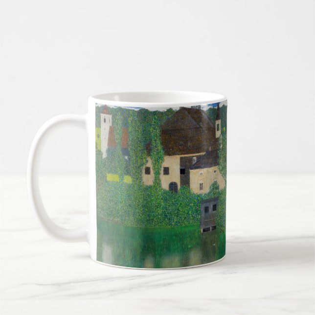 Caneca De Café Castelo de Água - Gustav Klimt (Esquerda)