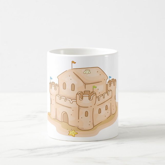 Caneca De Café Castelo de areia (Criador carregado)