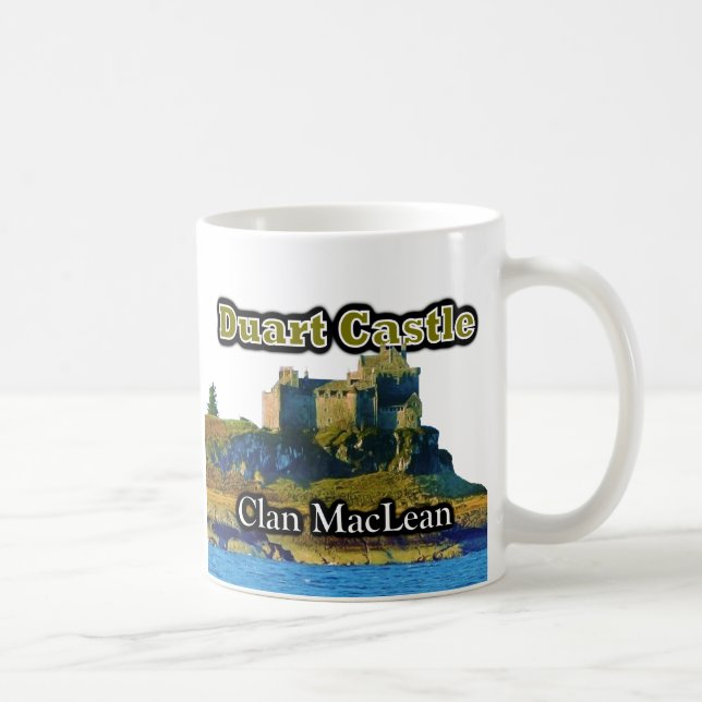 Caneca De Café Castelo de Clan MacLean Duart escocês (Direita)