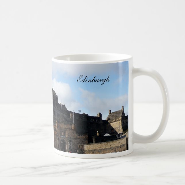 Caneca De Café Castelo de Edimburgo em Scotland (Direita)