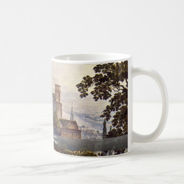Caneca De Café Castelo de Heidelberg por Fohr Carl Philipp (Direita)